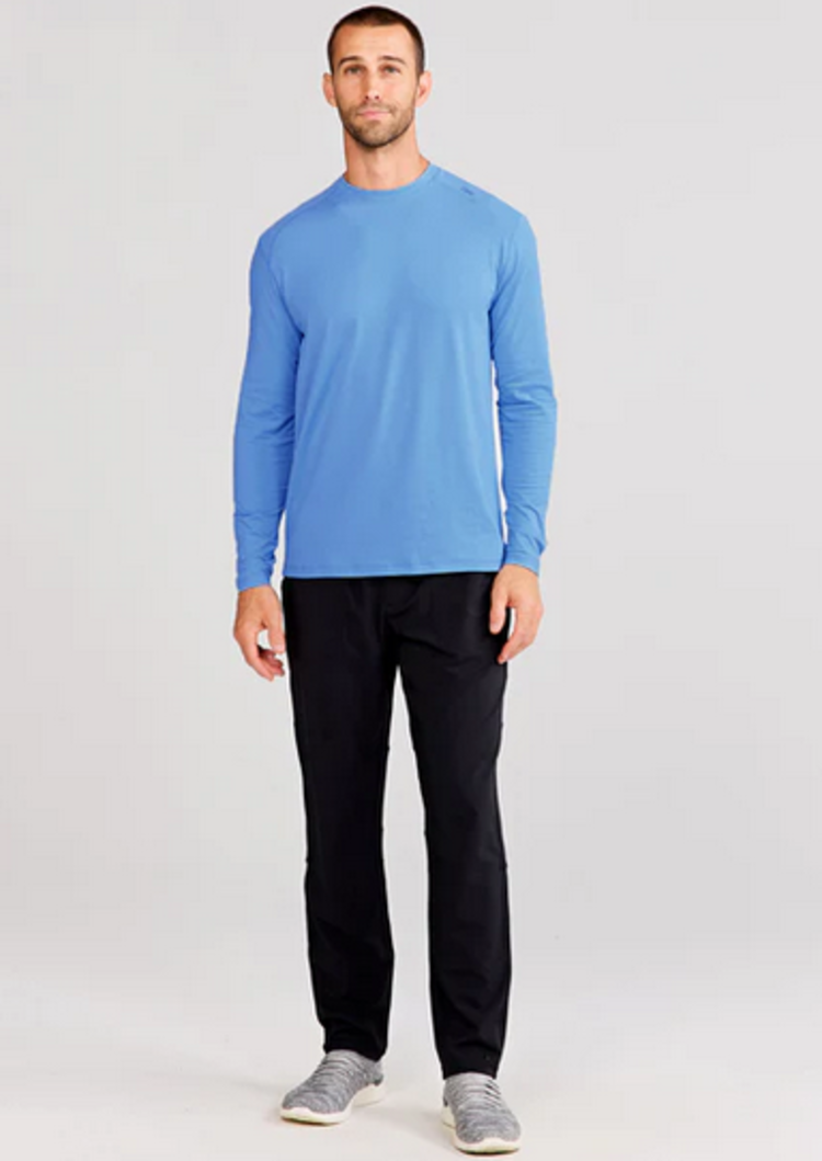 Tasc Carrollton Long Sleeve Fitness - Blue Topaz