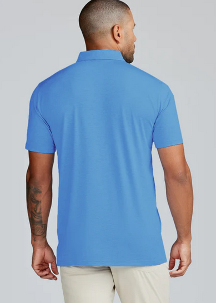 Tasc Cloud Polo - Blue Topaz Heather