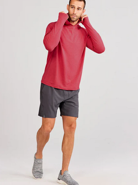 Tasc Carrollton Hoodie - Ruby Heather