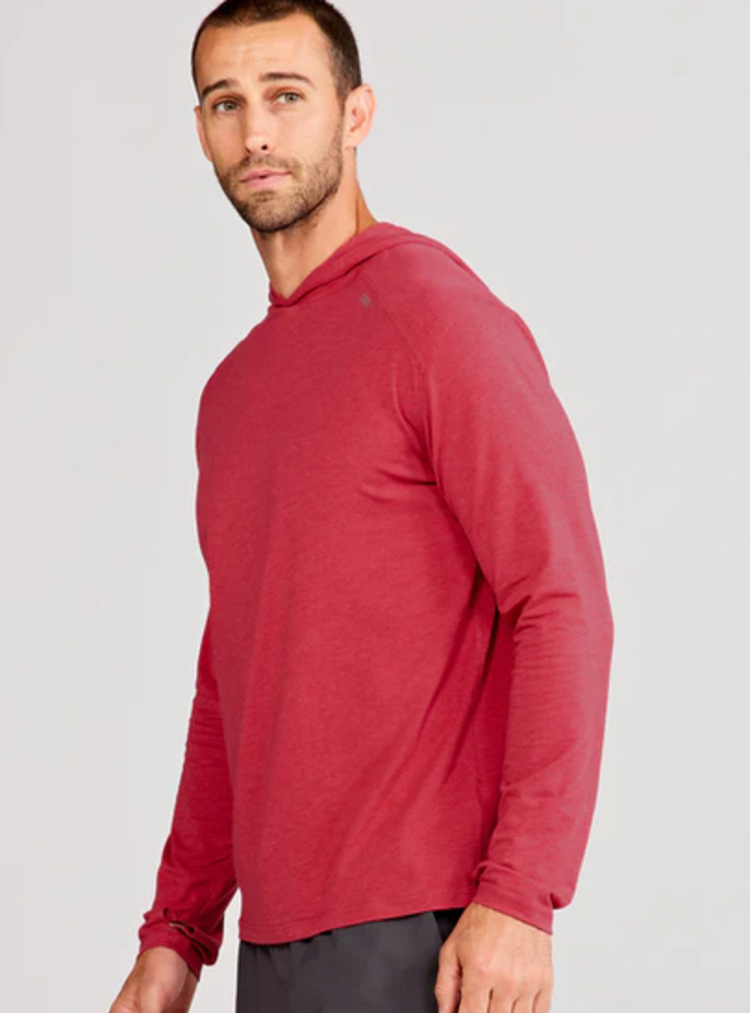 Tasc Carrollton Hoodie - Ruby Heather