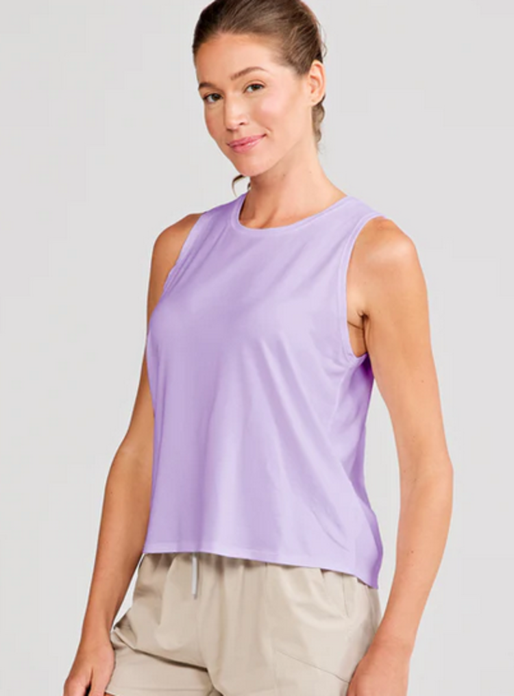 Tasc All Day Tank - Lavender Crystal