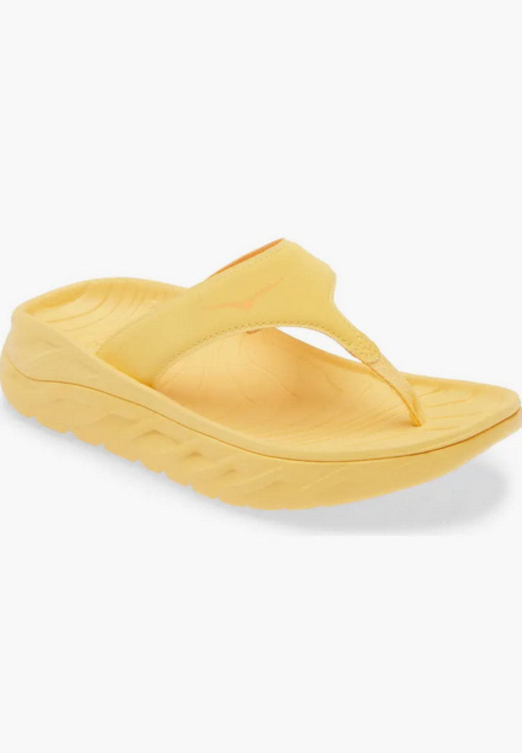 HOKA W ORA Recovery Flip - Poppy/Squash