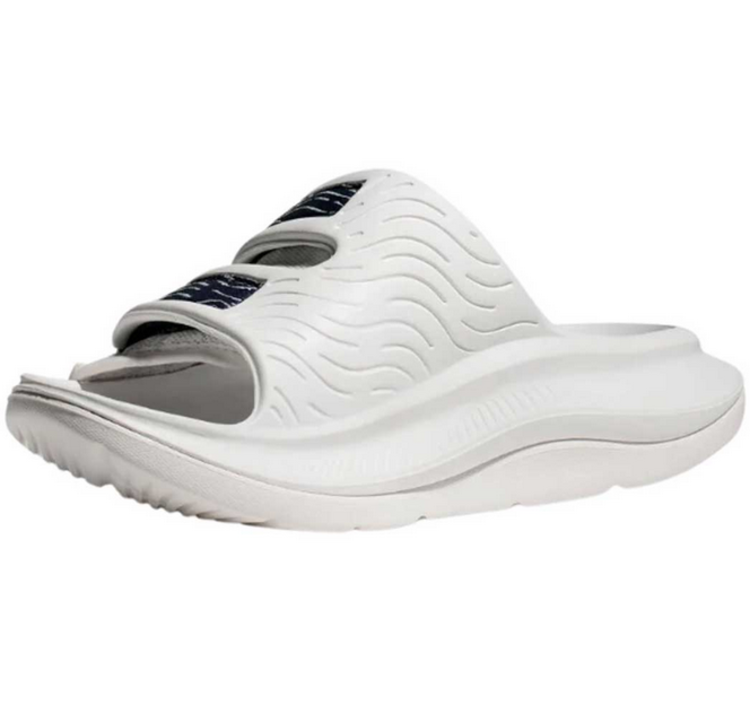 HOKA U ORA Luxe - White/Bellwether Blue