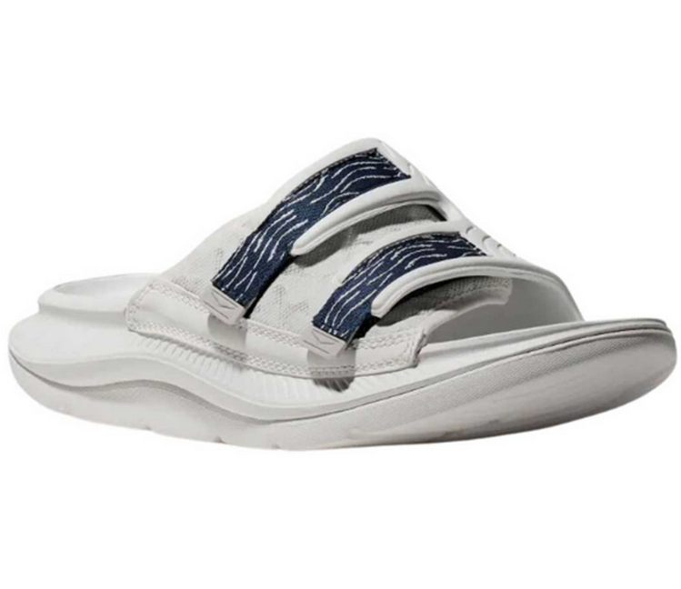 HOKA U ORA Luxe - White/Bellwether Blue