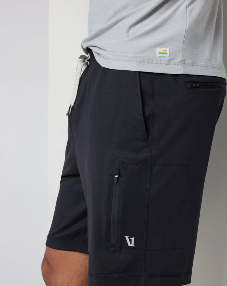 Vuori Sunday Performance Short  8" - Black