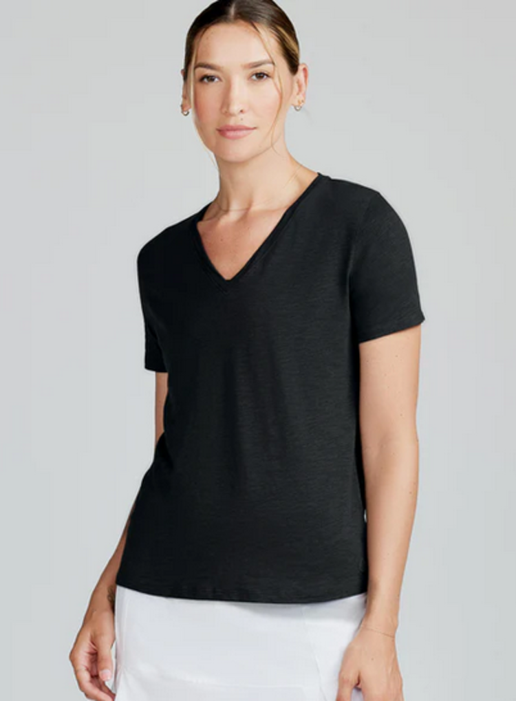 Tasc All Day V-Neck T - Black