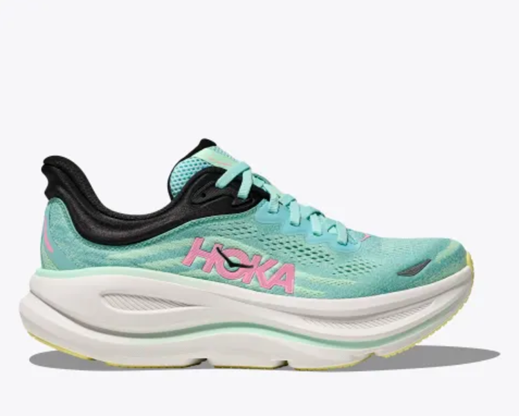 HOKA W Bondi 9 - Blue Spark/Mint Fluorite