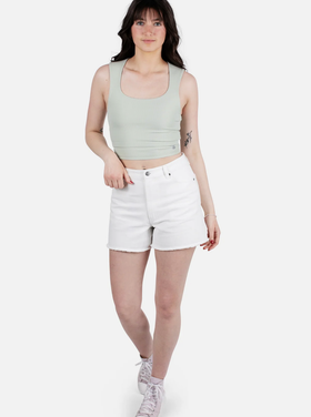 Jetty Mystic Rib Tank - Sage Green
