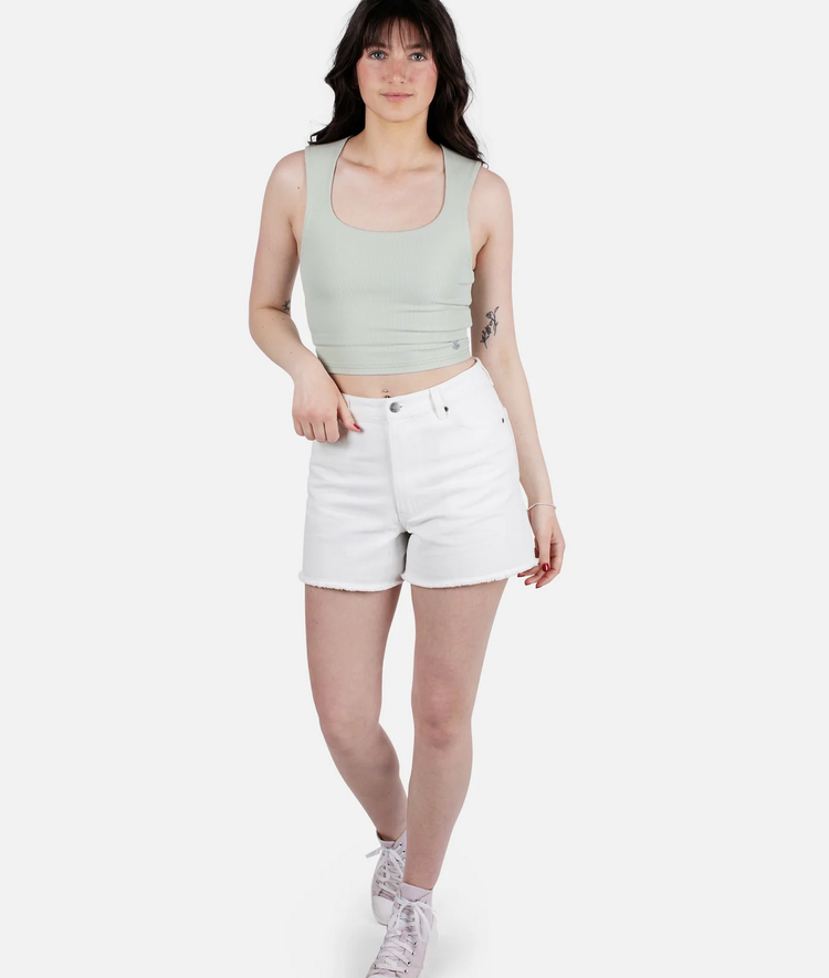 Jetty Mystic Rib Tank - Sage Green