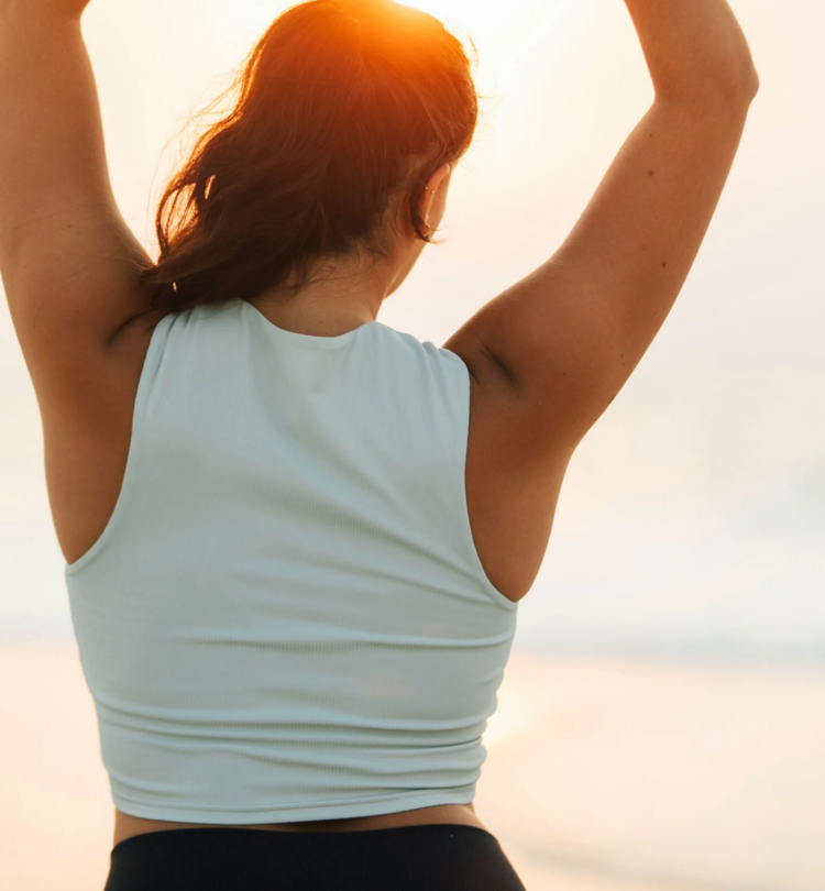 Jetty Mystic Rib Tank - Sage Green