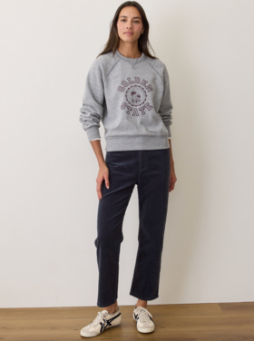 Marine Layer Charlie Corduroy Straight Pant - Navy