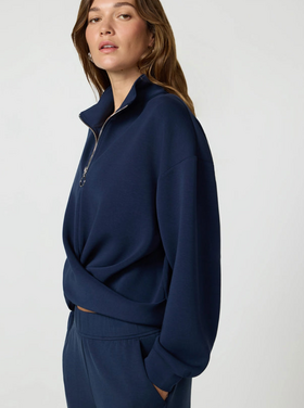 MPG Dreamweave Crossover Pullover - Navy Blazer