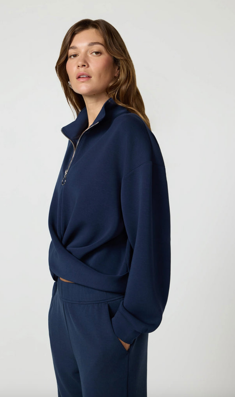 MPG Dreamweave Crossover Pullover - Navy Blazer