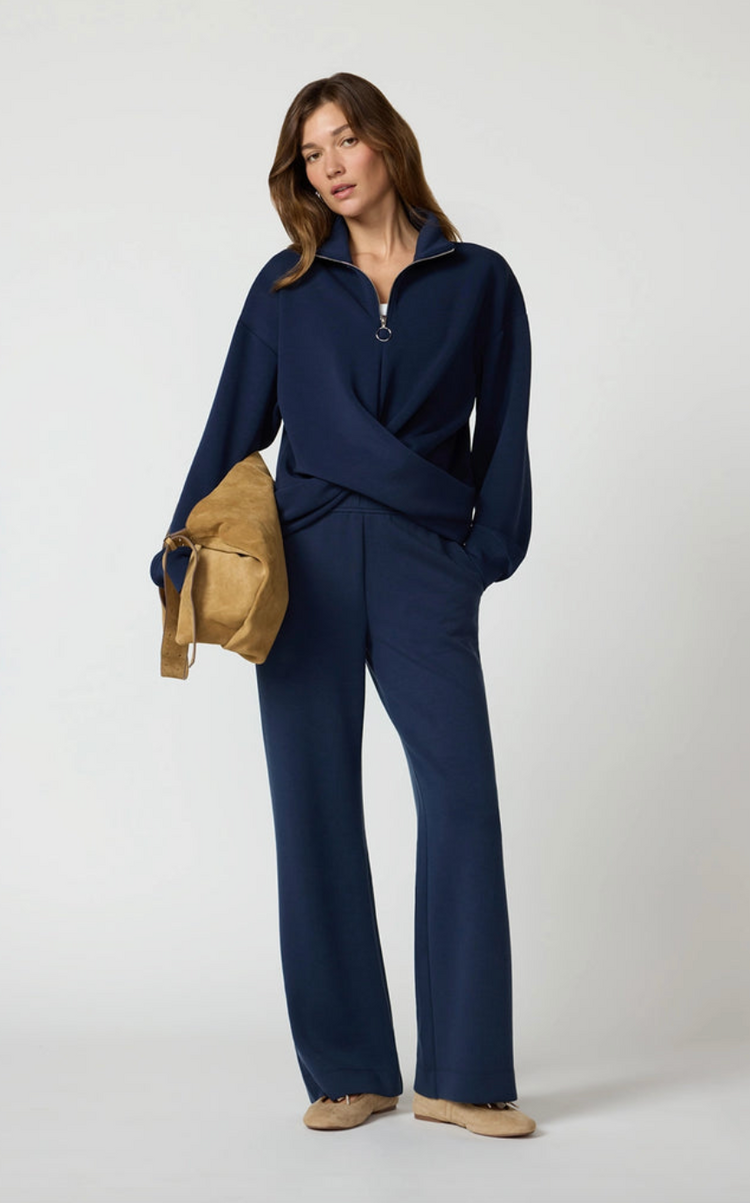 MPG Dreamweave Crossover Pullover - Navy Blazer