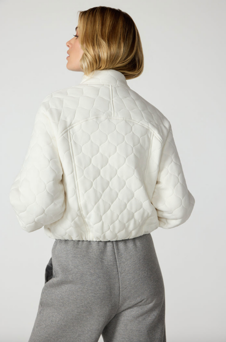 MPG Dreamweave Quilted Jacket - Vanilla