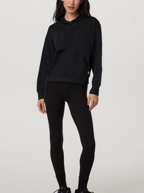 Vuori Halo Modern Pullover Hoodie - Black Heather