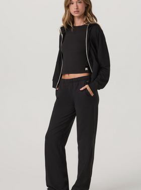 Vuori Halo Modern Straight Leg Pant - Solid Black