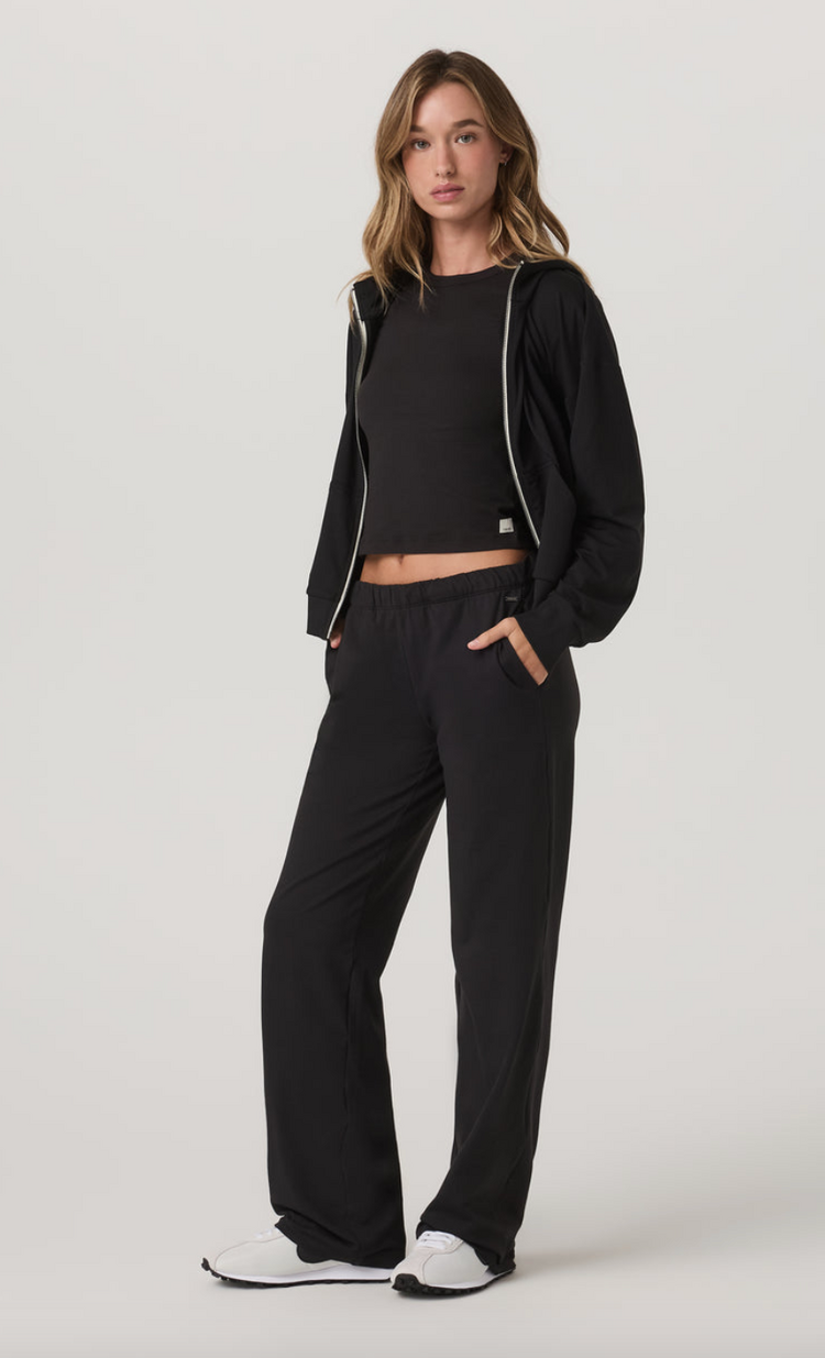 Vuori Halo Modern Straight Leg Pant - Solid Black