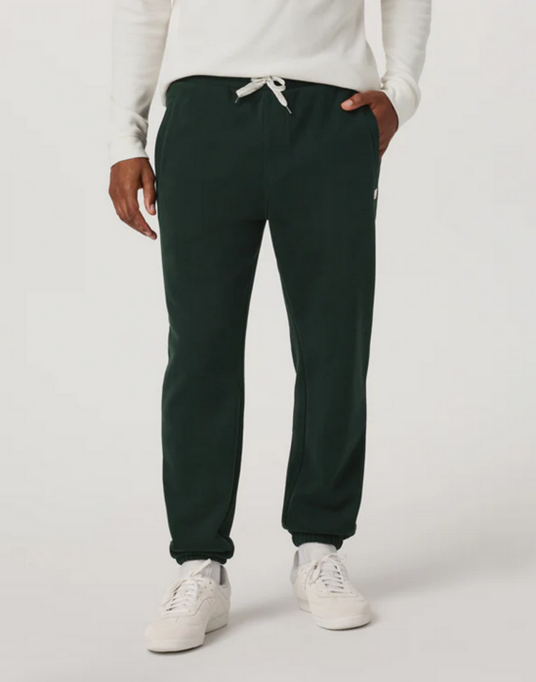 Vuori Seaside Sweatpant Relaxed 30" - Evergreen