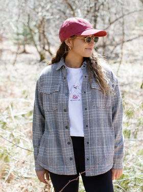 Jetty Nivean Flannel Jacket - Oyster Shell