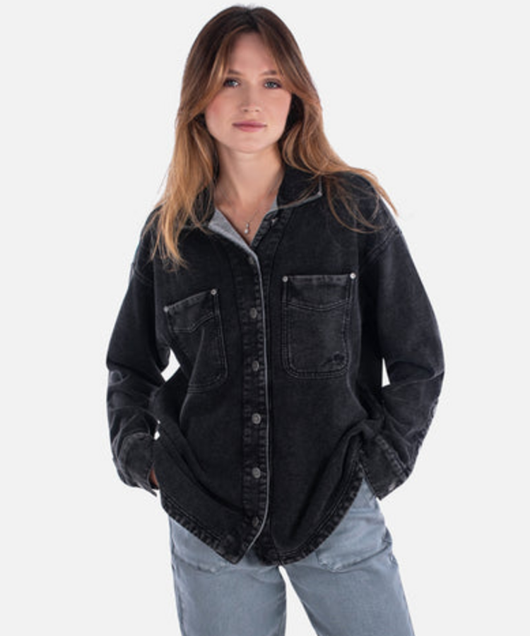 Jetty Eden Knit Shirt - Black