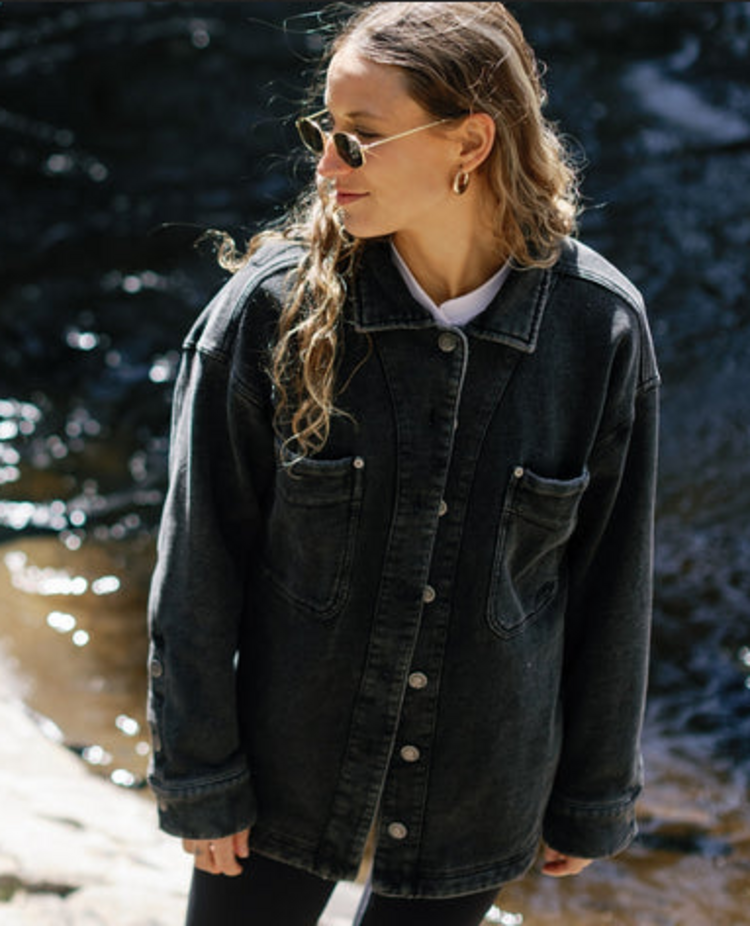 Jetty Eden Knit Shirt - Black