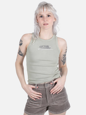 Jetty Mertini Microrib Tank - Sage