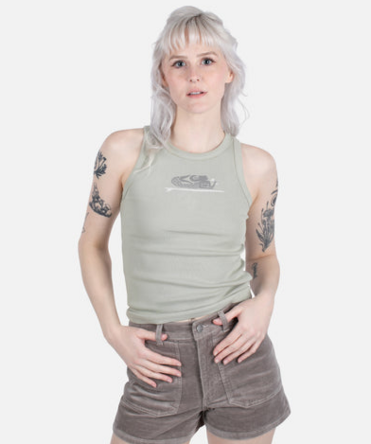 Jetty Mertini Microrib Tank - Sage