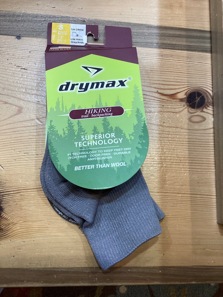 Drymax Hiking 1/4 Crew - Gray/Anthracite