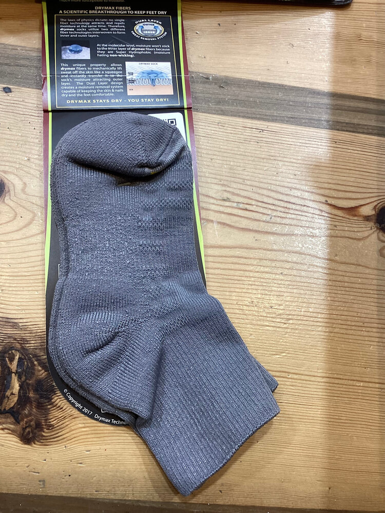 Drymax Hiking 1/4 Crew - Gray/Anthracite