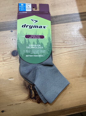 Drymax Hiking 1/4 Crew - Foliage Green/Anthracite