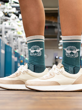 Farm To Feet Shep the Sheep Lt. Cush 3/4 Crew - Mediterranea/White