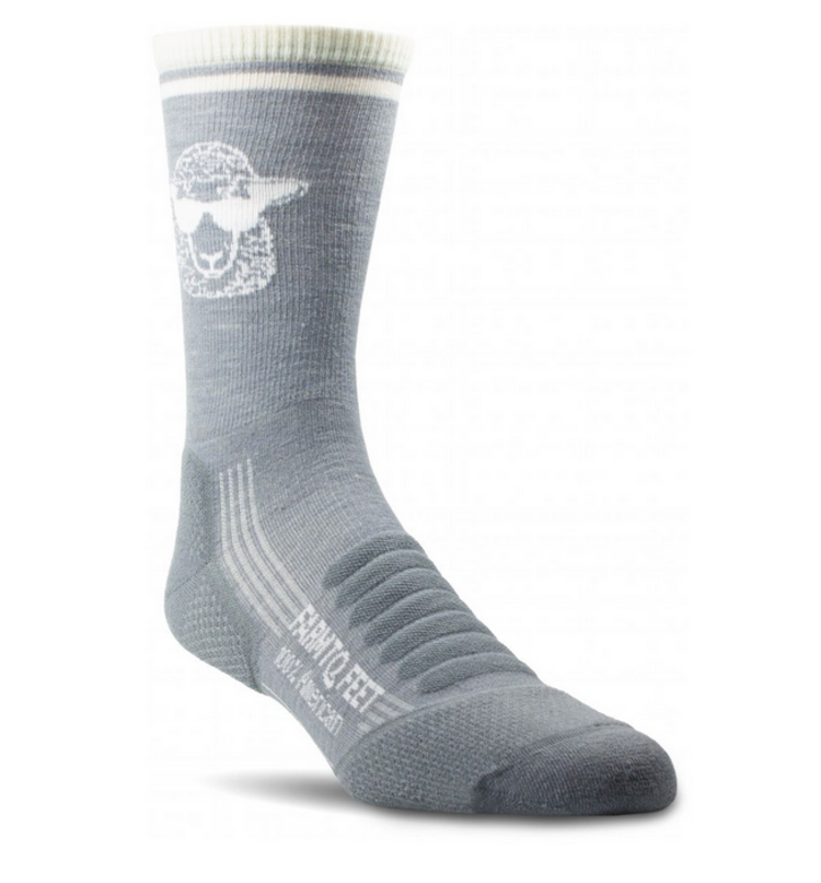 Farm To Feet Shep the Sheep Lt. Cush 3/4 Crew - Platinum/Natural
