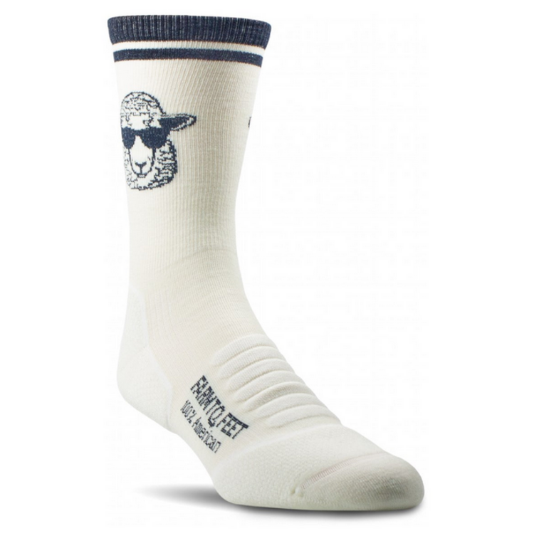 Farm To Feet Shep the Sheep Lt. Cush 3/4 Crew - Natural/Eclipse