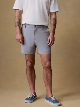 Faherty All Day Short 2.0 - 5" - Ice Grey