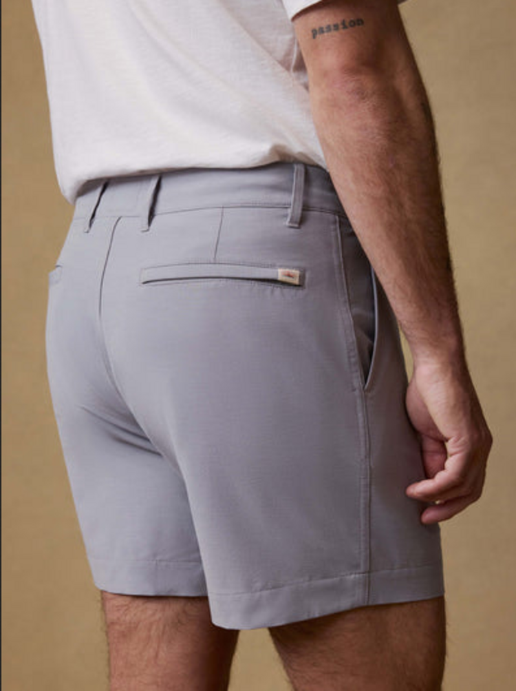 Faherty All Day Short 2.0 - 5" - Ice Grey