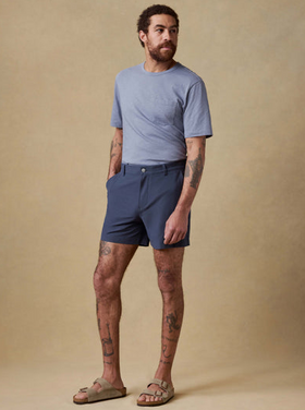 Faherty All Day Short 2.0 - 5" - Blue Nights