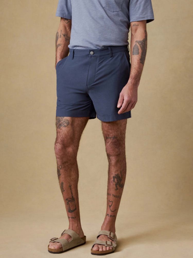 Faherty All Day Short 2.0 - 5" - Blue Nights