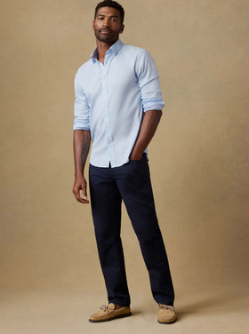 Faherty Movement 5 Pocket Pant - Navy