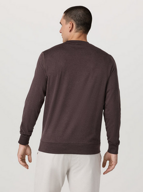 Vuori Ponto Performance Crew - Sangria Heather