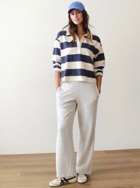 Marine Layer Cloud 9 Fleece Track Pant - Heather Grey