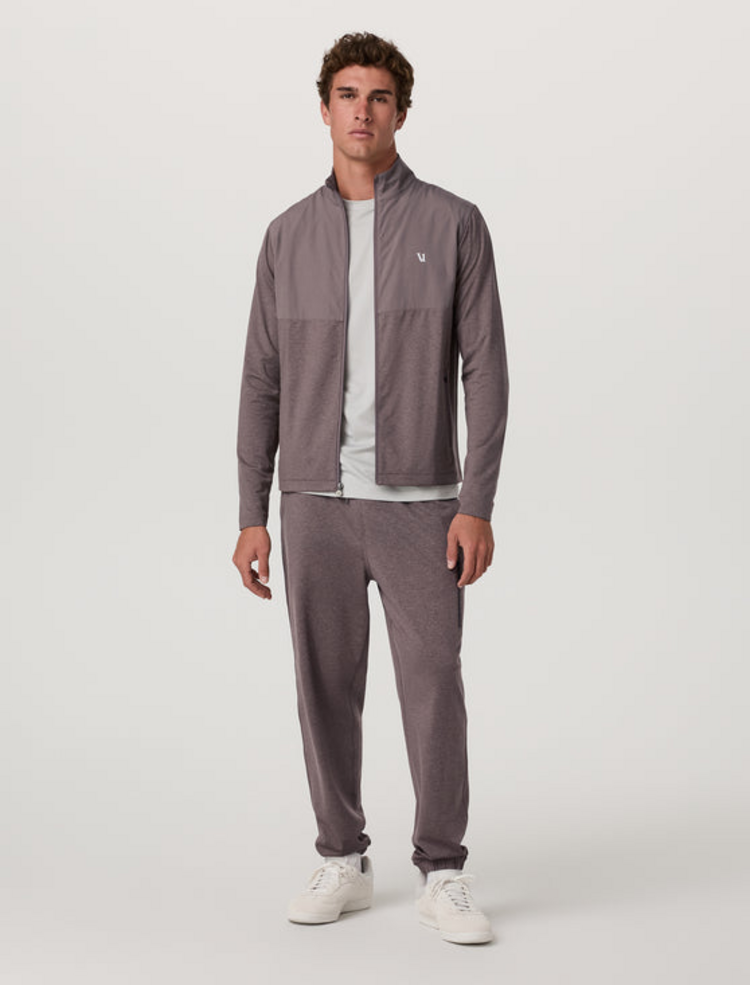 Vuori Sunday Element Track Jacket - Huckleberry Heather