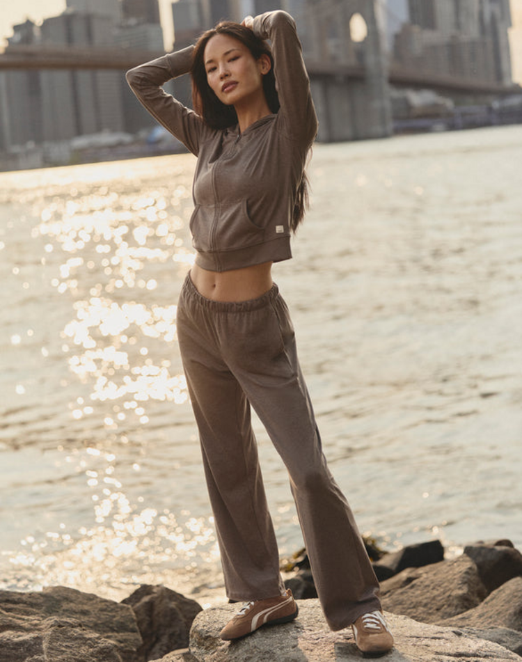 Vuori Halo Modern Straight Leg Pant - Chia Heather