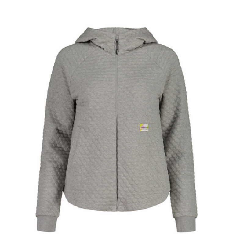 Maloja RundfjelletM. Bubble Sweat Jacket - Grey Melange