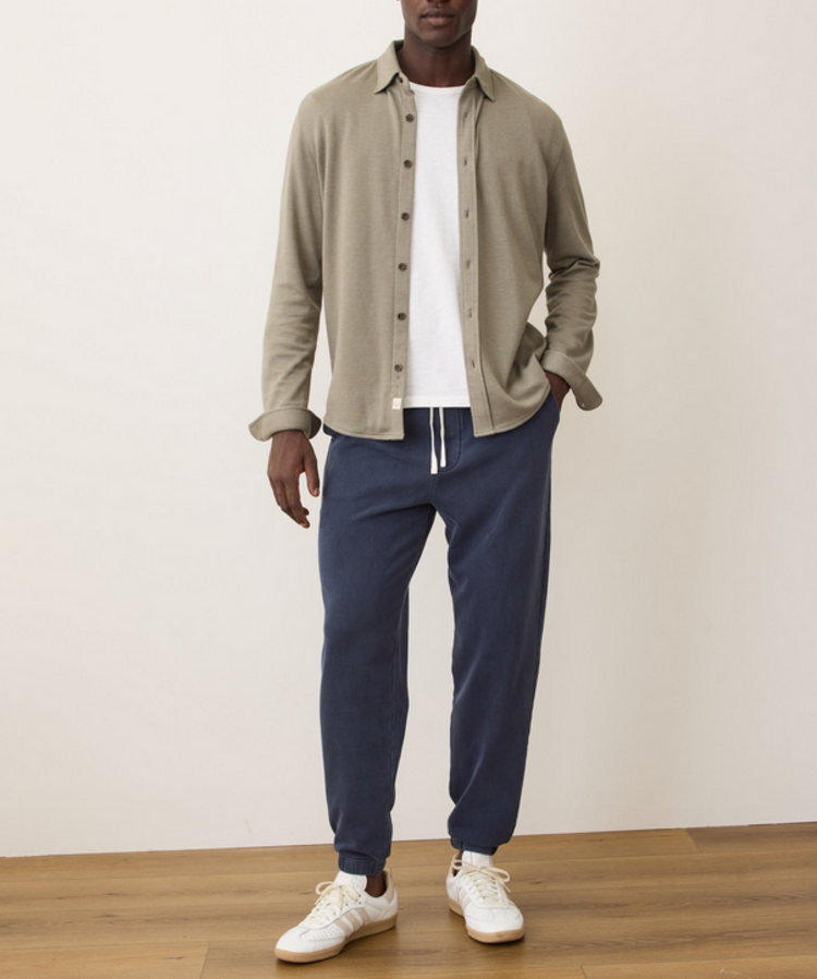 Marine Layer Cloud 9 Fleece Sweatpant - Mood Indigo