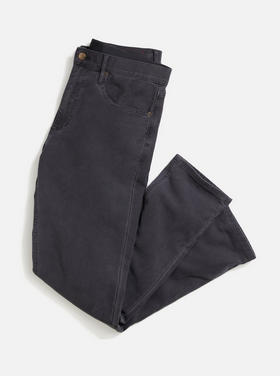 Marine Layer 5 Pocket Flex Terry Pant Athletic Fit - Faded Navy