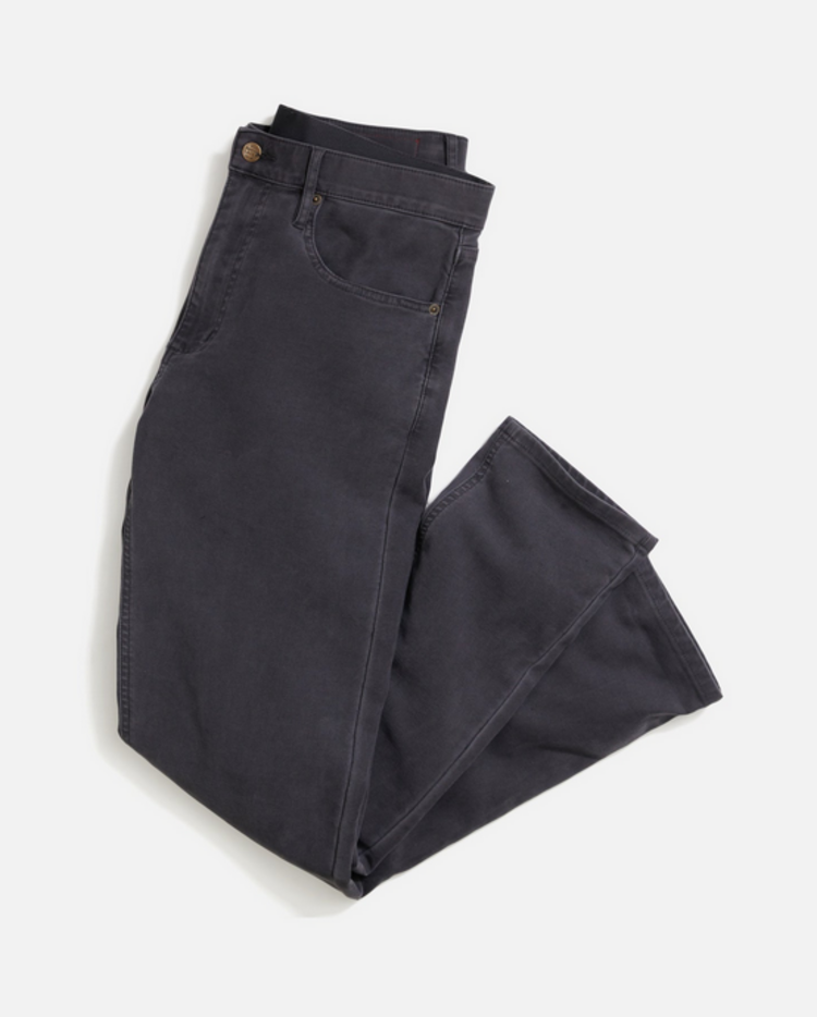 Marine Layer 5 Pocket Flex Terry Pant Athletic Fit - Faded Navy