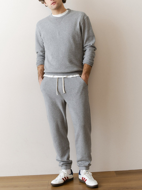 Marine Layer Cloud 9 Fleece Sweatpant - Heather Grey