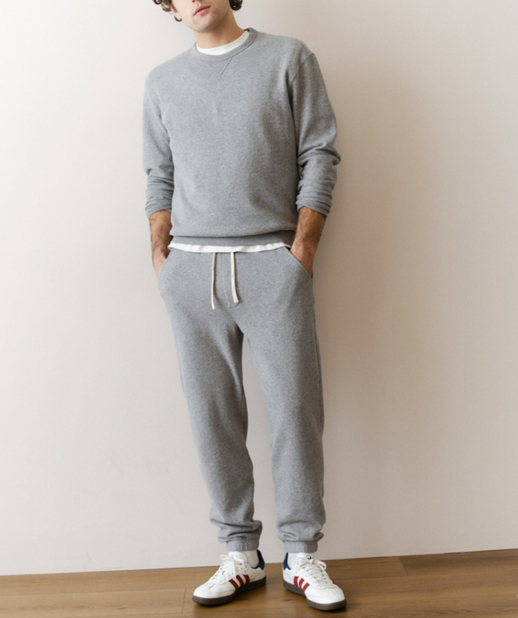 Marine Layer Cloud 9 Fleece Sweatpant - Heather Grey