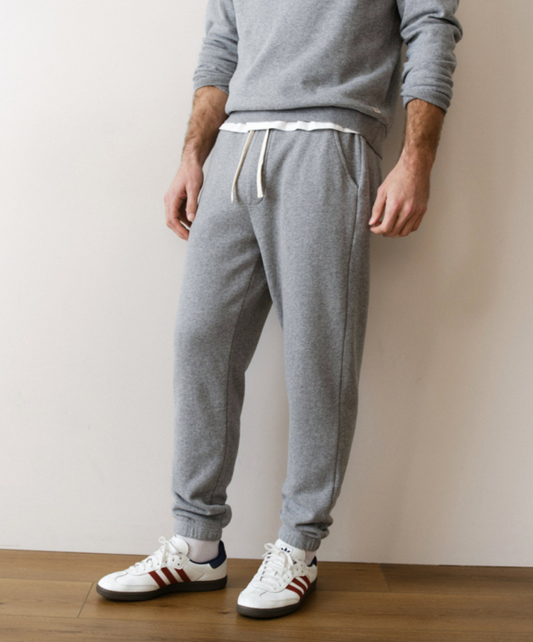 Marine Layer Cloud 9 Fleece Sweatpant - Heather Grey